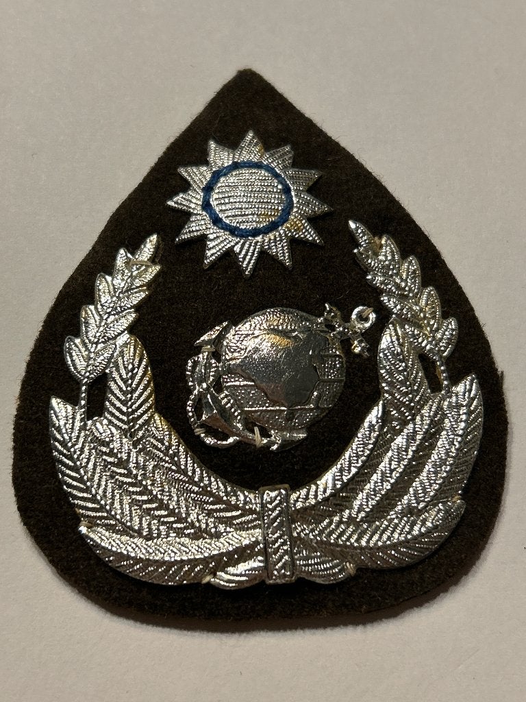 Origineel Petembleem Korps Mariniers Taiwan, Verzenden, Marine, Azië, Embleem of Badge