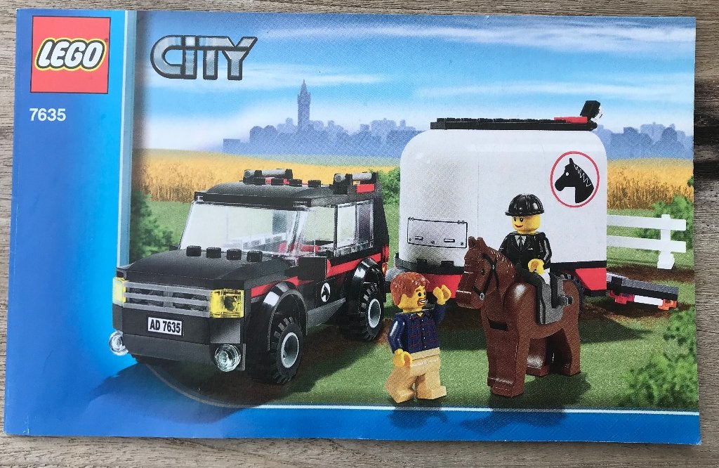 LEGO City Jeep met Paardentrailer - 7635, Ophalen of Verzenden, Zo goed als nieuw, Lego, City
