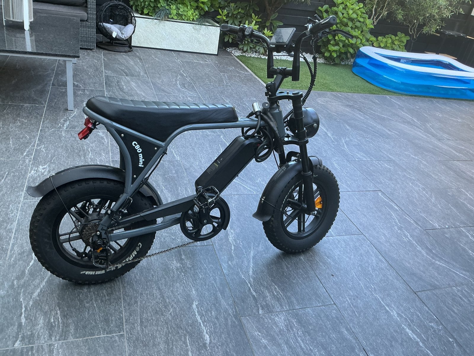 Ouxi V8 C20 Mini Fatbike E-bike, Zo goed als nieuw, Minder dan 47 cm, 50 km per accu of meer, Ophalen
