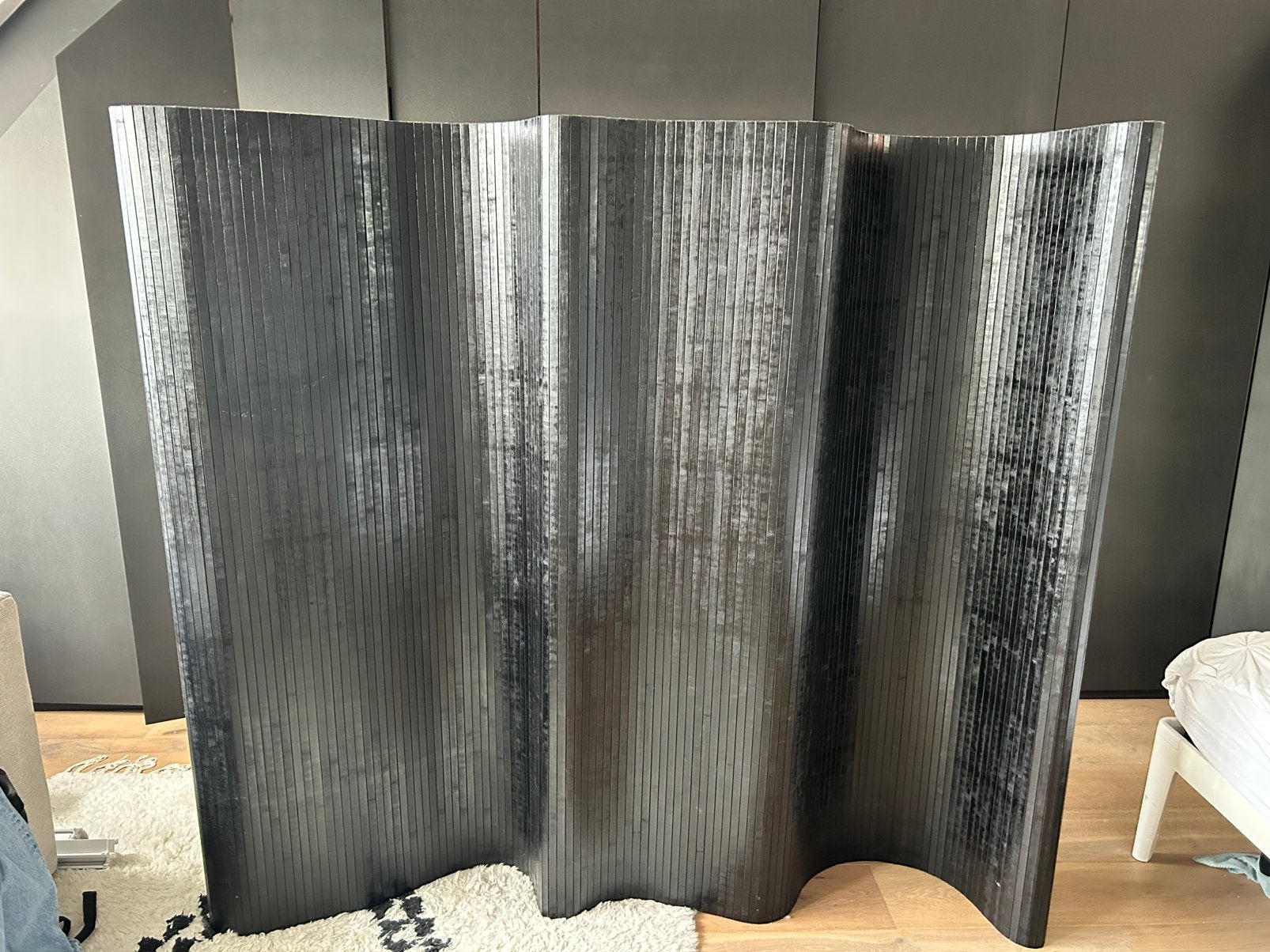 Kamerscherm bamboe 250x165 cm, Ophalen, Zo goed als nieuw