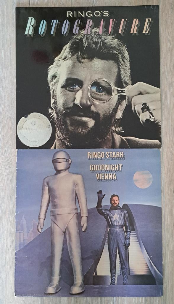 2x LP Ringo Starr - Rotogravure & Goodnight Vienna LP's, Ophalen of Verzenden, Gebruikt, 12 inch