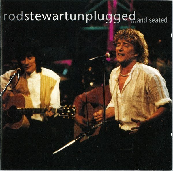 CD ROD STEWART UNPLUGGED AND SEATED RON WOOD ROLLING STONES, Verzenden, Zo goed als nieuw, Poprock, Live-album