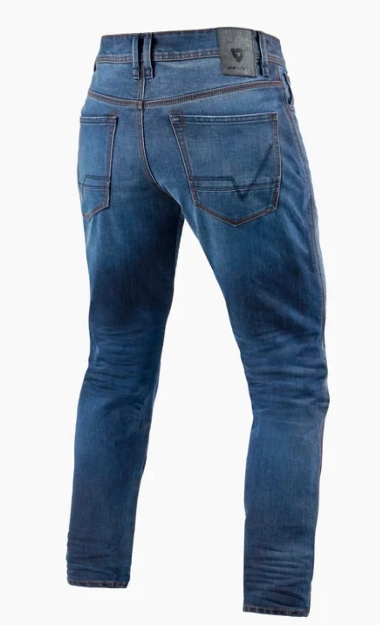 REV'IT! Moto TF Jeans Slim Fit W36-L36, Ophalen of Verzenden, Nieuw, Blauw, W36 - W38 (confectie 52/54)