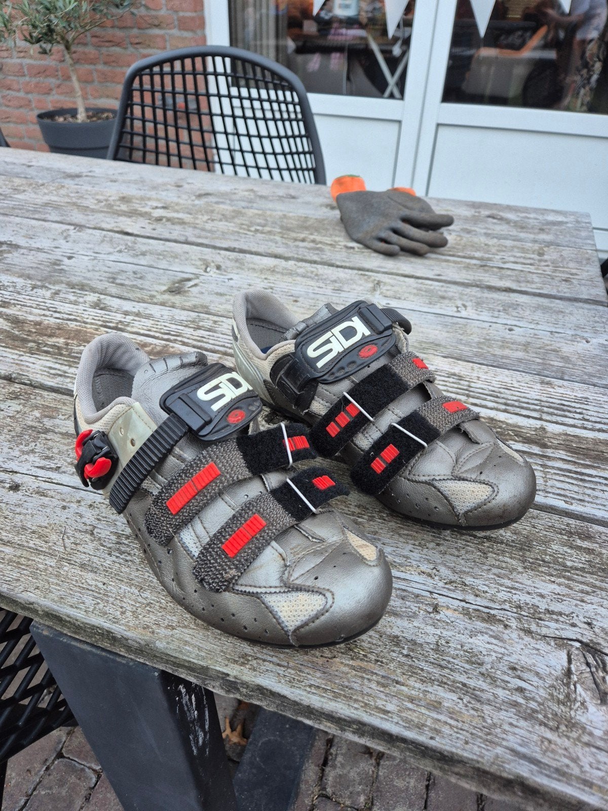 Sidi fietsschoenen maat 44,5, Fietsen en Brommers, Gebruikt, Heren, Schoenen, Overige maten