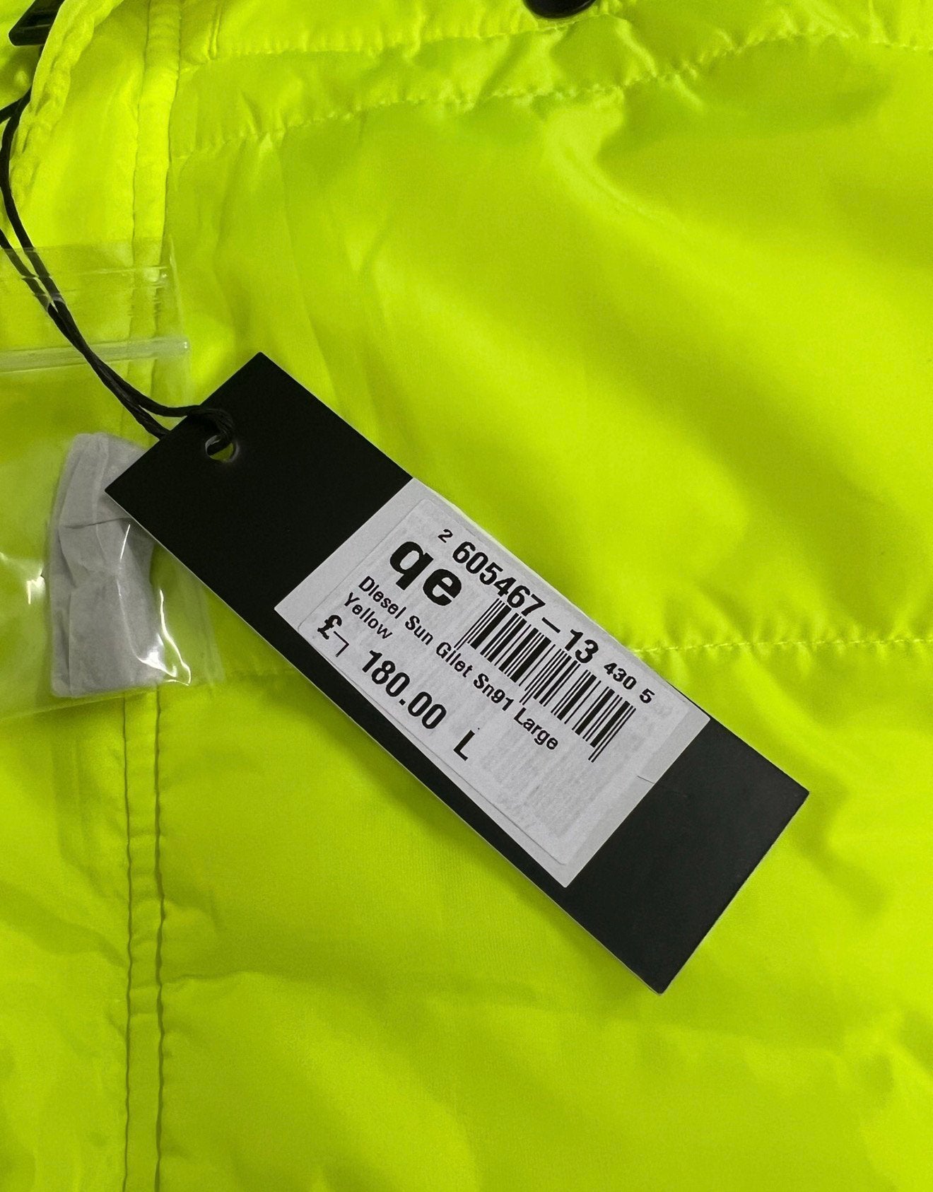 DIESEL gewatteerd vest bodywarmer L capuchon Sun Gilet 180£, Maat 52/54 (L), Nieuw, Ophalen of Verzenden, H