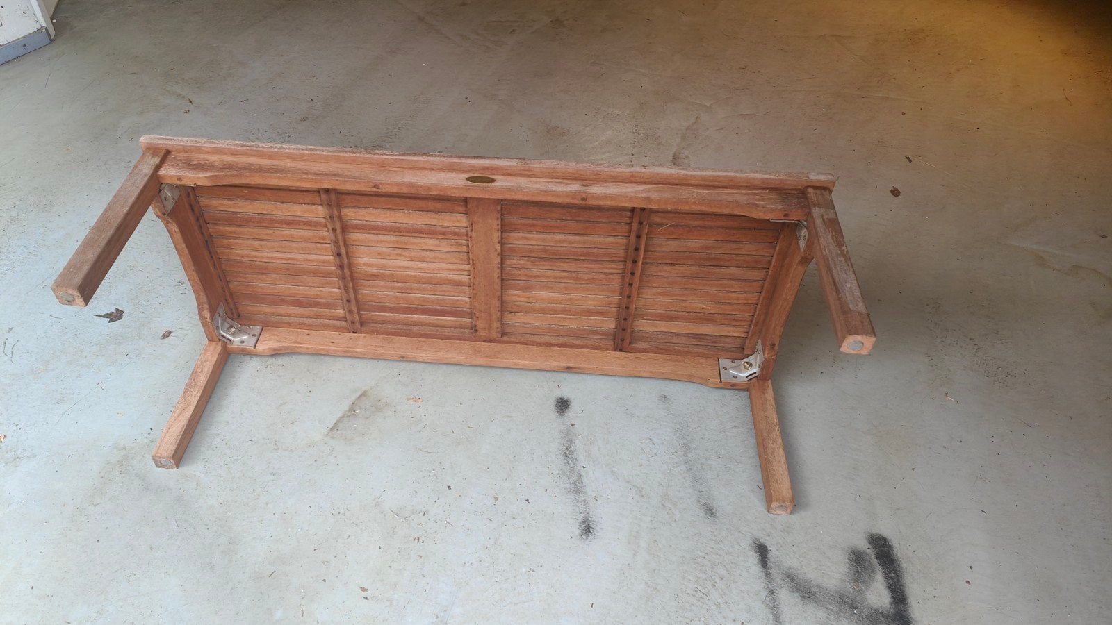 Robuuste Teakhouten Tuintafel - Garden Green, Tuin en Terras, Ophalen, Rechthoekig, Teakhout