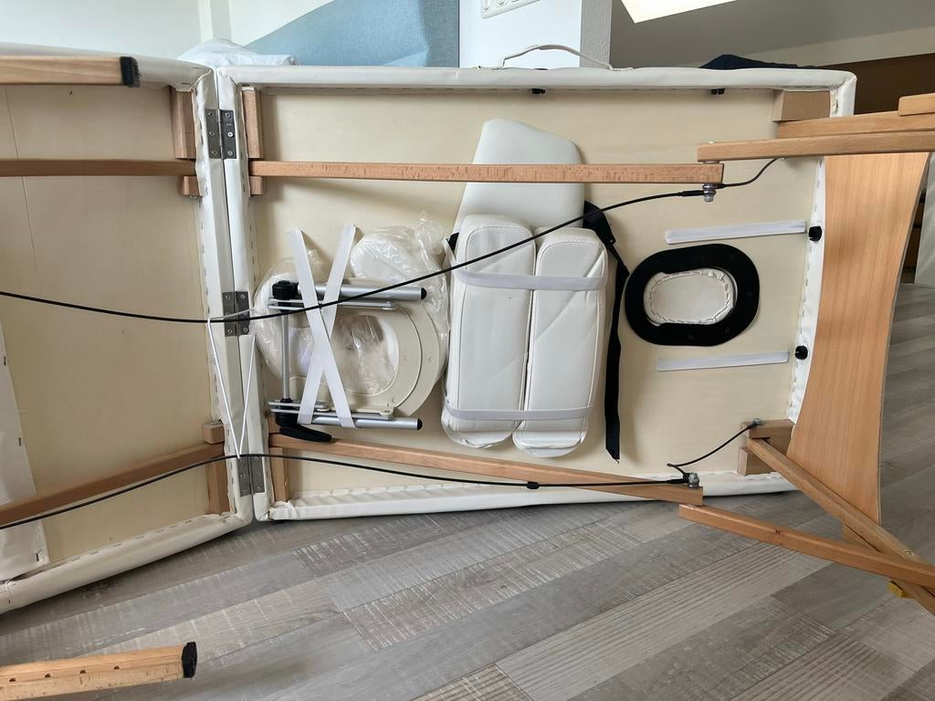 Massagetafel inklapbaar Tectake, Sport en Fitness, Massageproducten, Zo goed als nieuw, Massagetafel, Ophalen