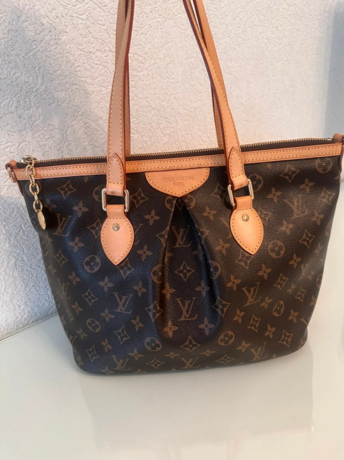 Louis Vuitton Palmero PM origineel tas, Ophalen of Verzenden, Zo goed als nieuw, Bruin, Handtas