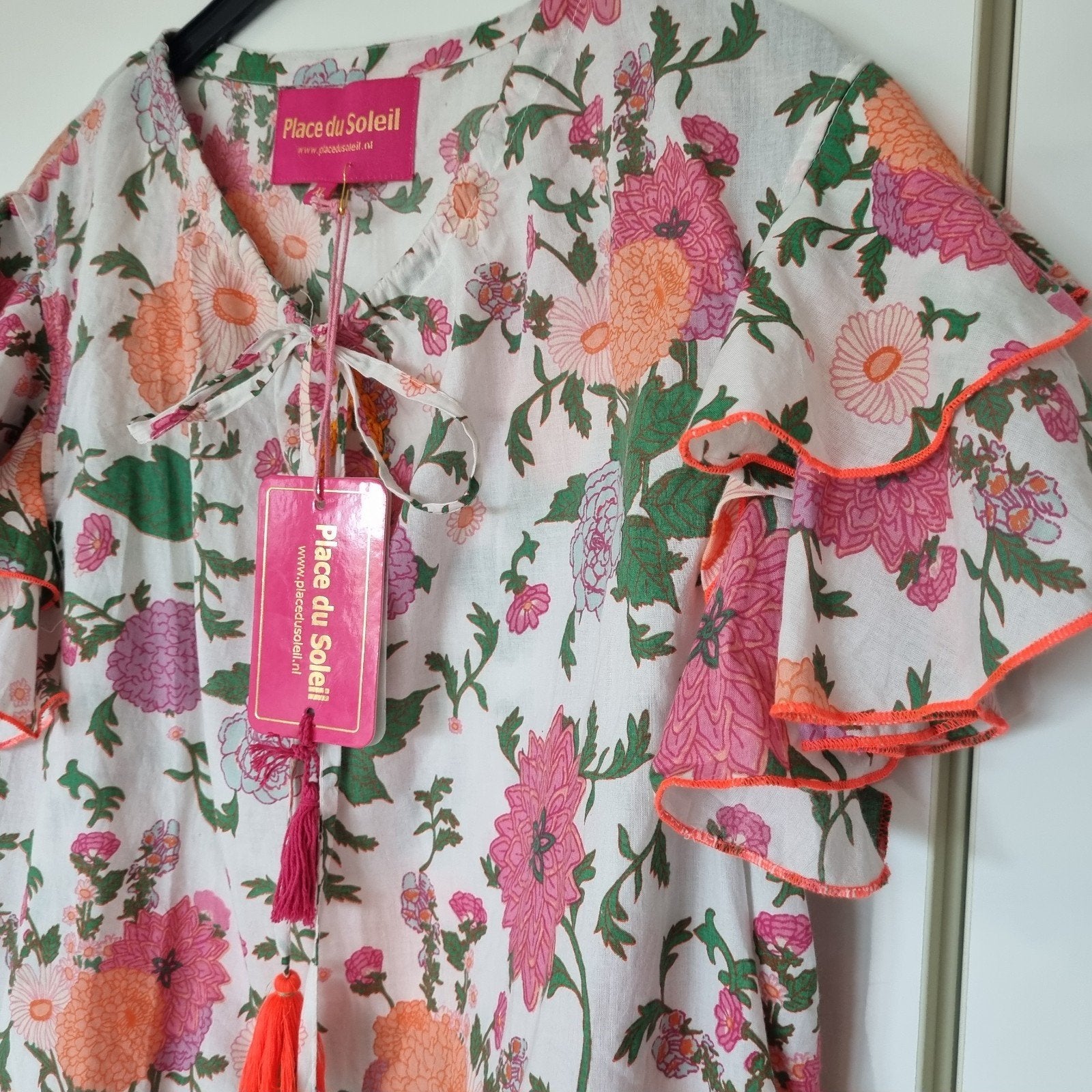 Place du Soleil gave Ibiza blouse, Kleding | Dames, Ophalen of Verzenden, Nieuw, Maat 42/44 (L)