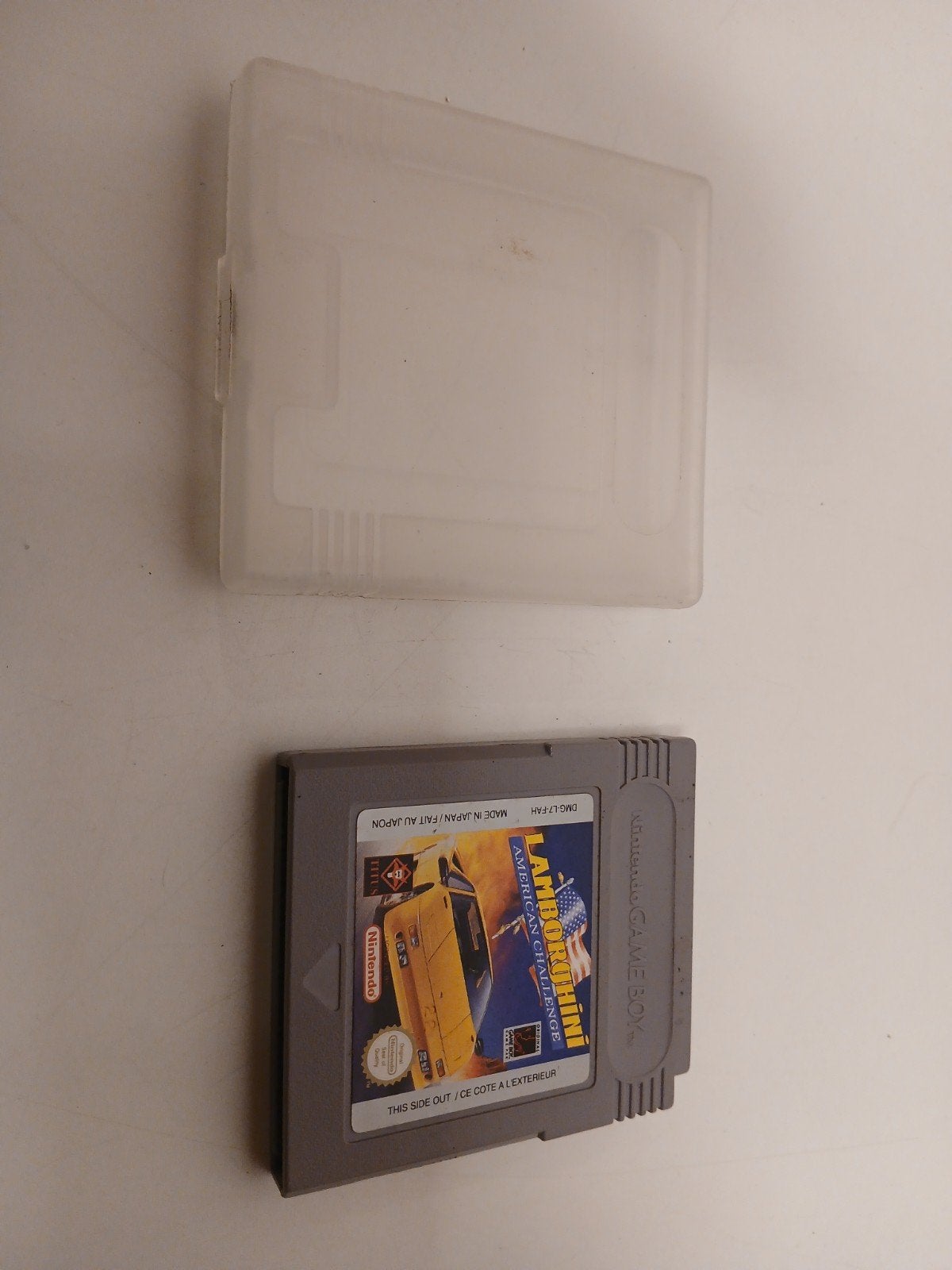 gameboy classic lamborghini American challenge met dustcase, 1 speler, Ophalen of Verzenden, Zo goed als nieuw, Vanaf 3 jaar