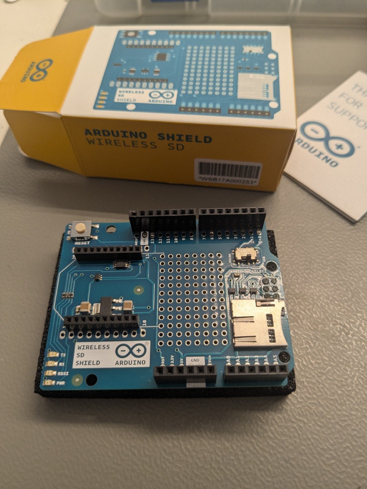 Arduino Wireless SD Shield, Hobby en Vrije tijd, Elektronica-componenten, Ophalen of Verzenden, Nieuw