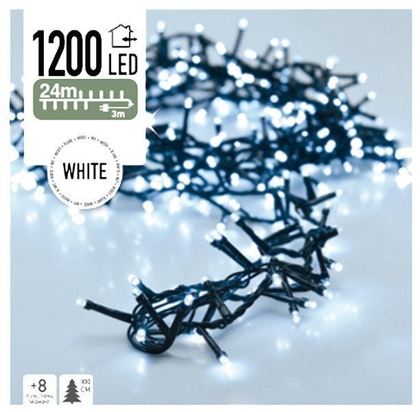 Micro Cluster 1200 LED's 24 meter wit - Nieuw in doos, Ophalen of Verzenden, Nieuw
