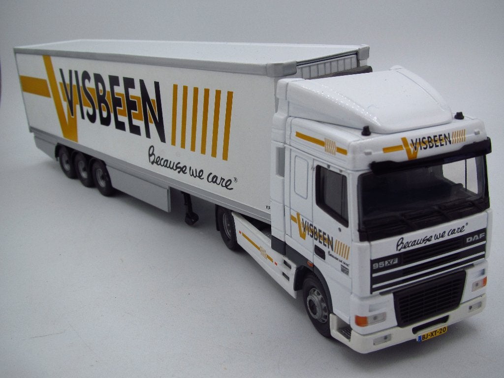 Corgi - DAF 95XF miniatuur '' Visbeen Transport '' 1:50, Ophalen of Verzenden, Zo goed als nieuw, Bus of Vrachtwagen, Corgi