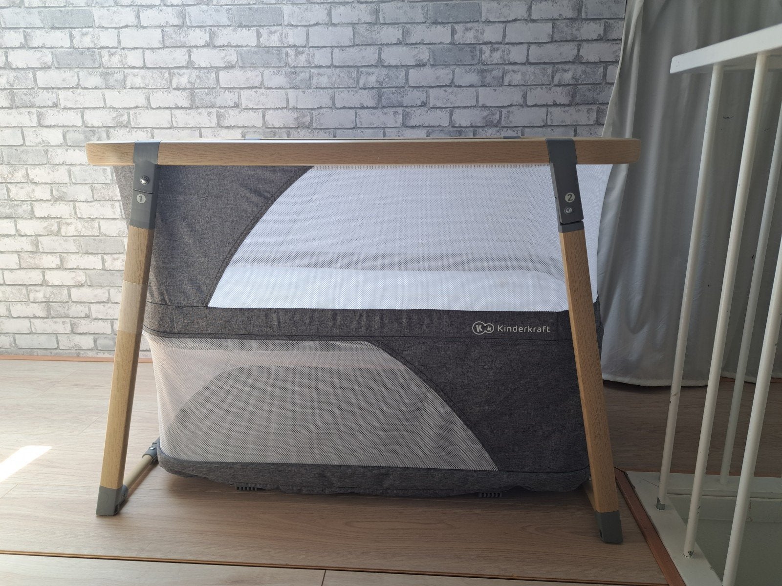 Kinderkraft SOFI 4-in-1 Reiswieg/Co-sleeper, Ophalen, Zo goed als nieuw, Reisbedje