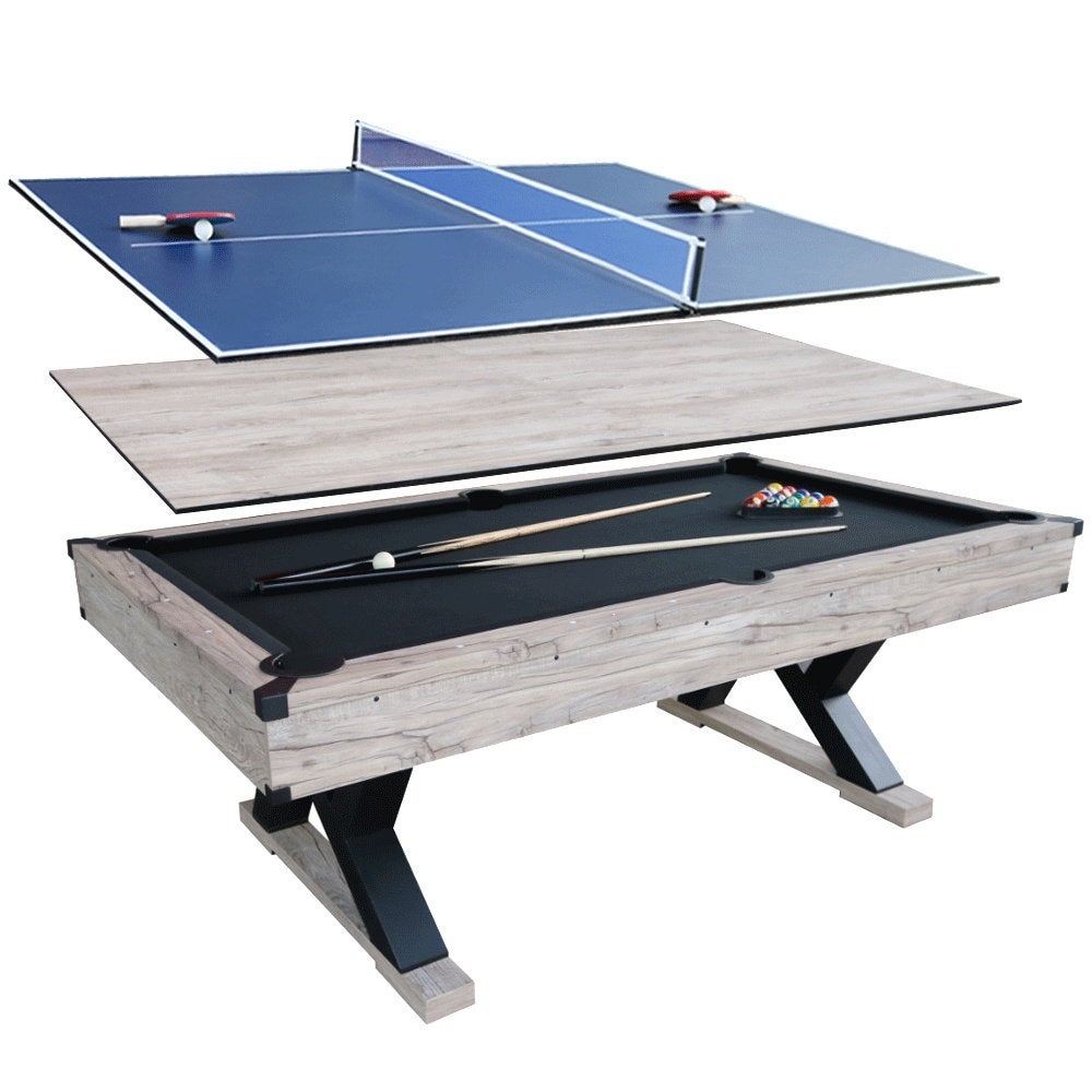 Mancave 3 in 1 pooltafel - tafeltennis - Eettafel - Pool