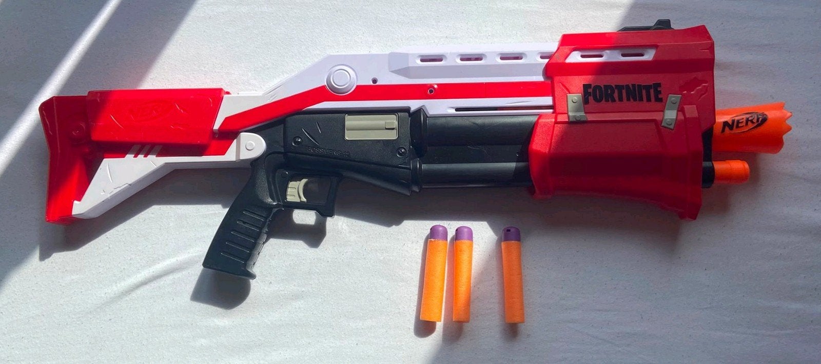 Nerf Fortnite Tactical Shotgun - 72 cm met 3 bullits, Ophalen of Verzenden, Zo goed als nieuw