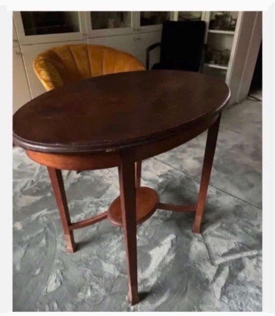 Jaren ‘60 eettafel/bijzettafel met onderblad Nu Vaste Prijs, Huis en Inrichting, Tafels | Eettafels, Ophalen, Gebruikt, 50 tot 100 cm