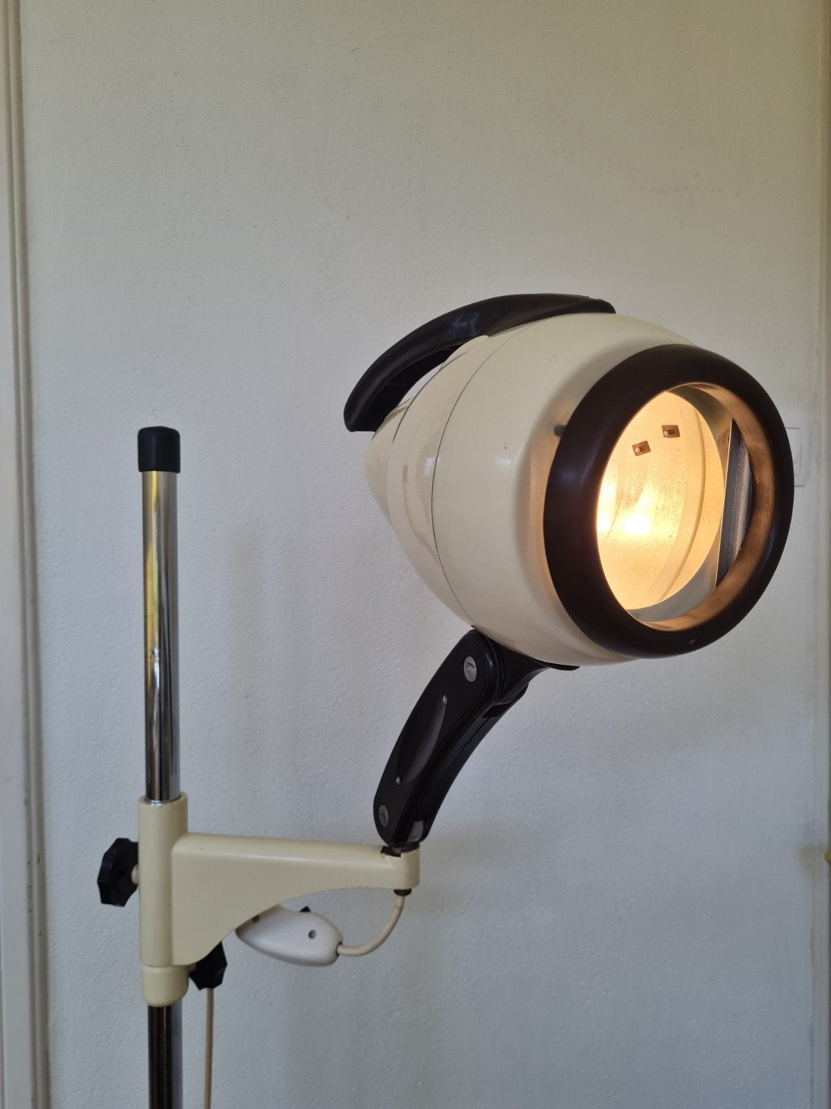 Unieke Vintage Sollux staande lamp, Ophalen, Gebruikt, Metaal, Jaren 30