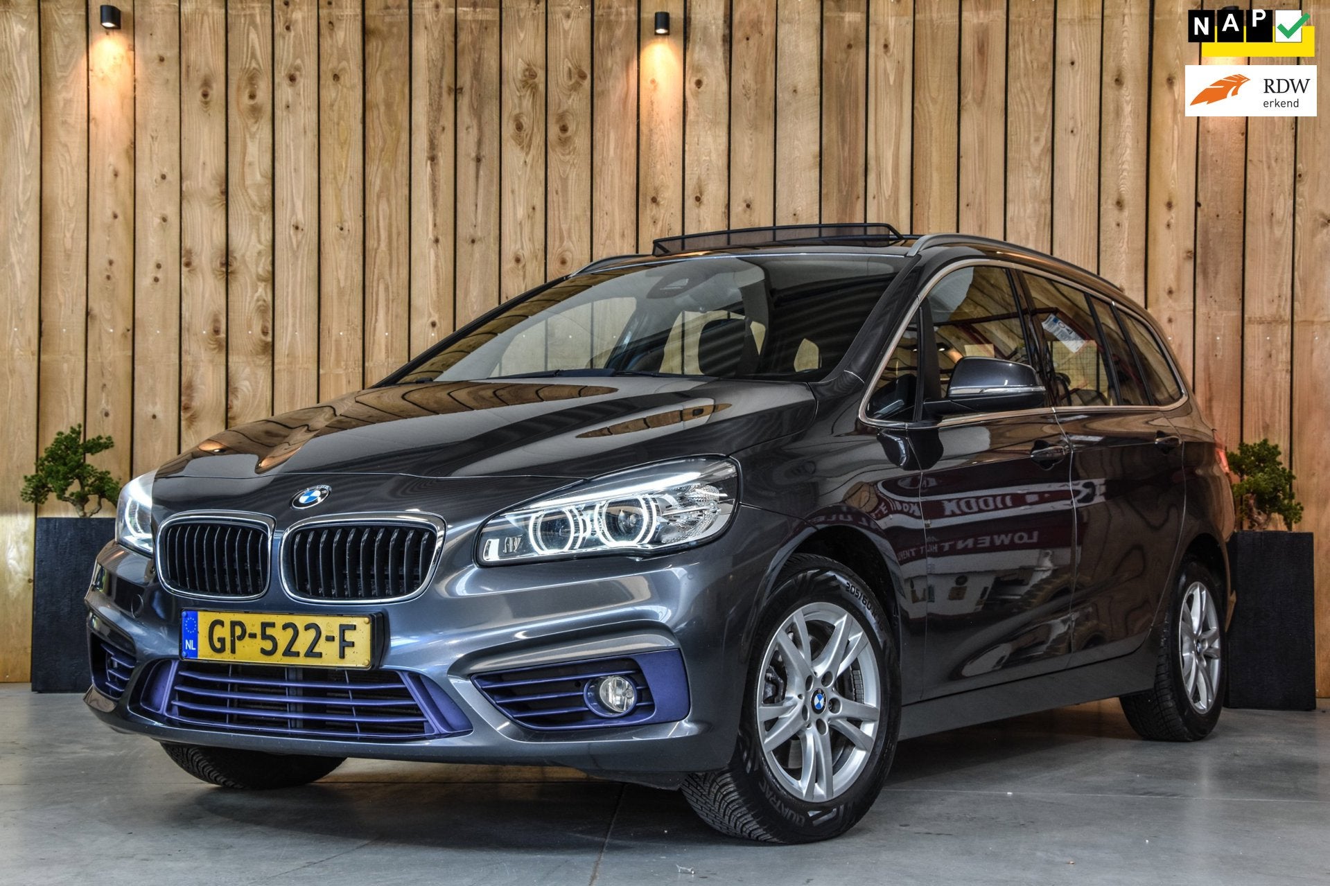 BMW 2-serie Gran Tourer 218i 7p. *Pano*Led*Trekhaak*Cruise c, Auto's, Gebruikt, Euro 6, 2-Serie Gran Tourer, Automatische klimaatregeling