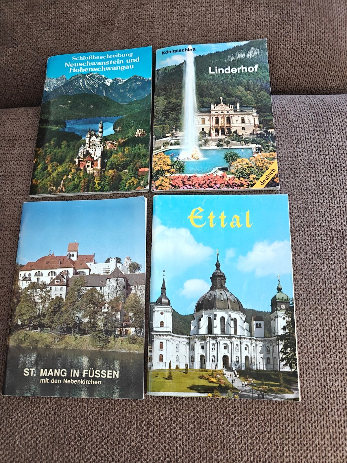 4 Duitstalige reisgidsjes Beieren: Kastelen en Klooster, Europa, Ophalen of Verzenden, Reisgids of -boek, Gelezen