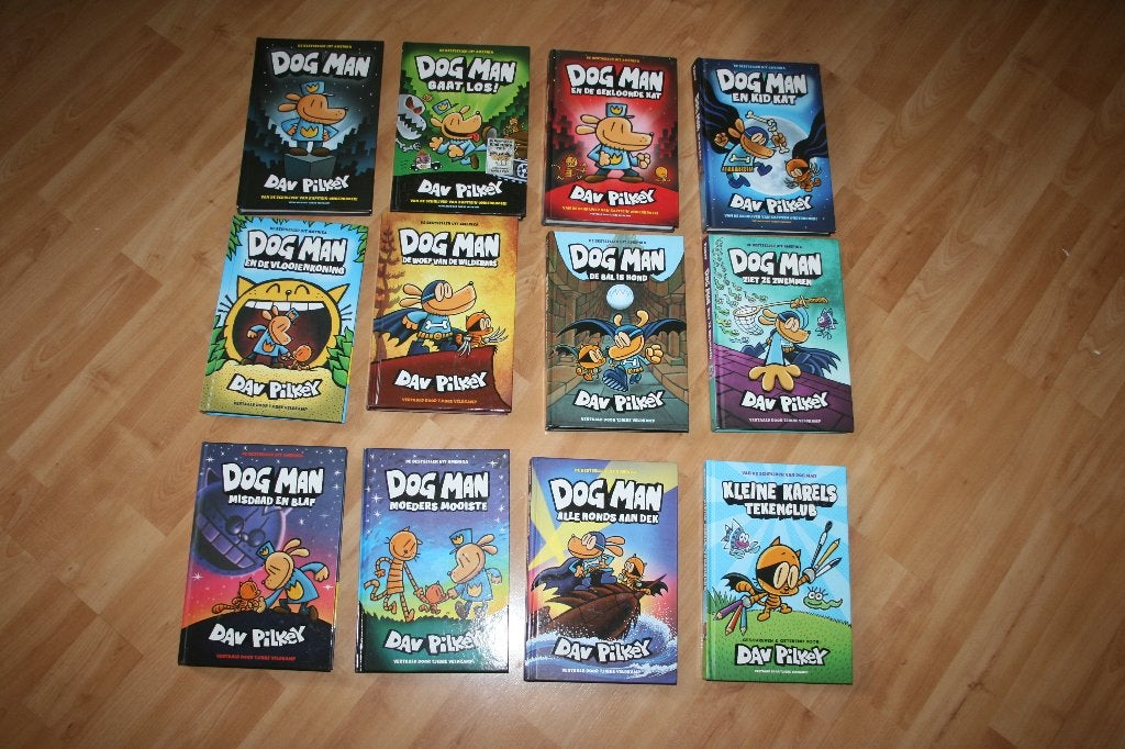 Dav Pilkey - Dog Man /Kleine Karel - €10,= p.st., Ophalen of Verzenden, Gelezen