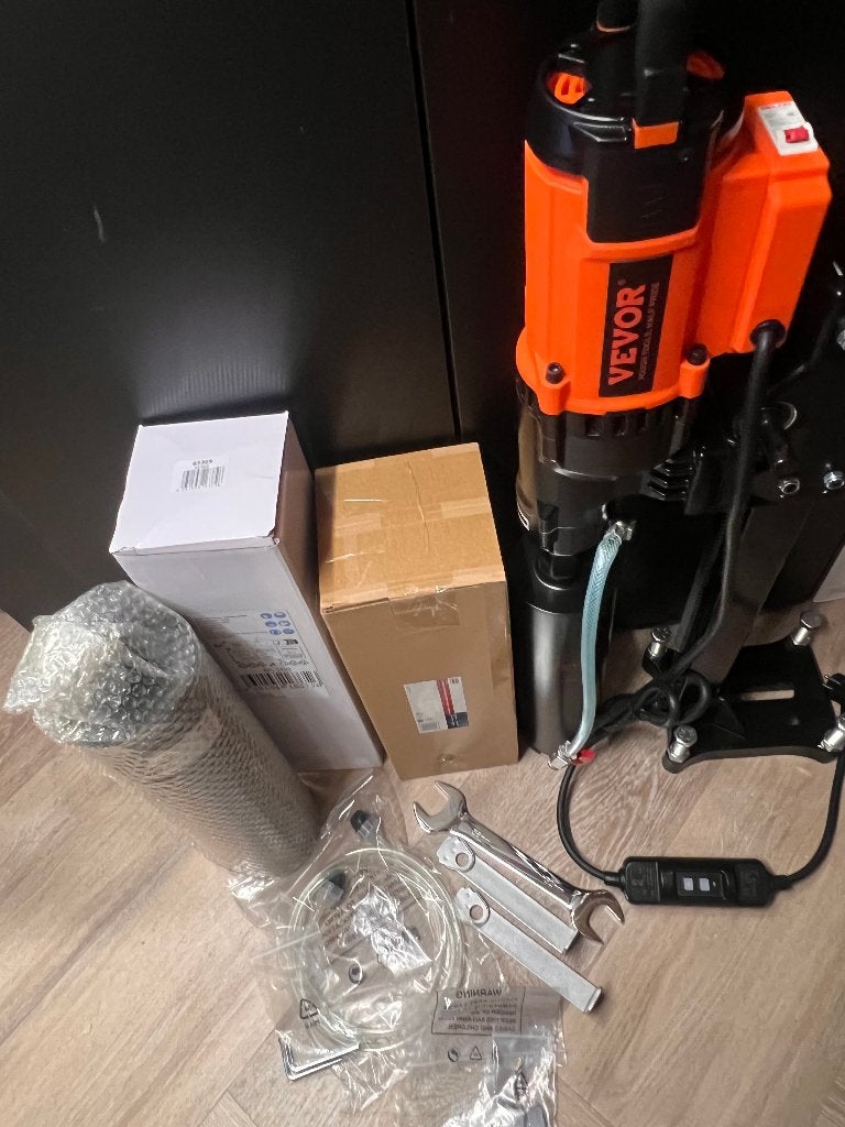 Vevor Diamant kernboormachine + 3x boorkoppen *NIEUW*, 600 watt of meer, Variabele snelheid, Overige typen, Nieuw