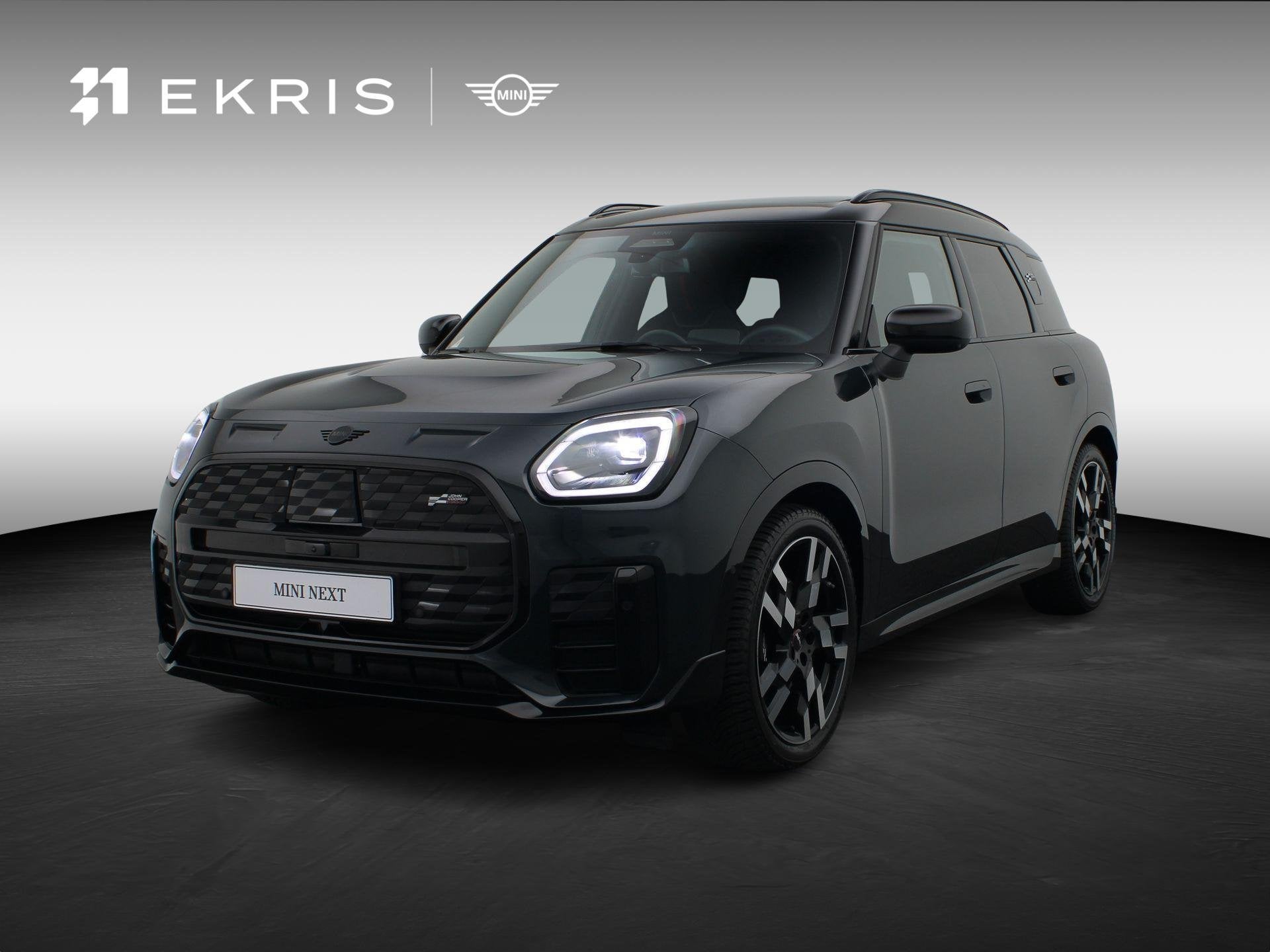 MINI Countryman E JCW Pakket + Pakket XL + Glazen panoramada, Auto's, Gebruikt, Countryman, Met garantie (alle), 204 pk