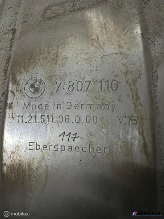 Uitlaat BMW 5 serie F10 F11 525d 530d - 7807110, Auto-onderdelen, Gebruikt, Einsteinlaan 5 rijswijk, Bmw, Ophalen of Verzenden