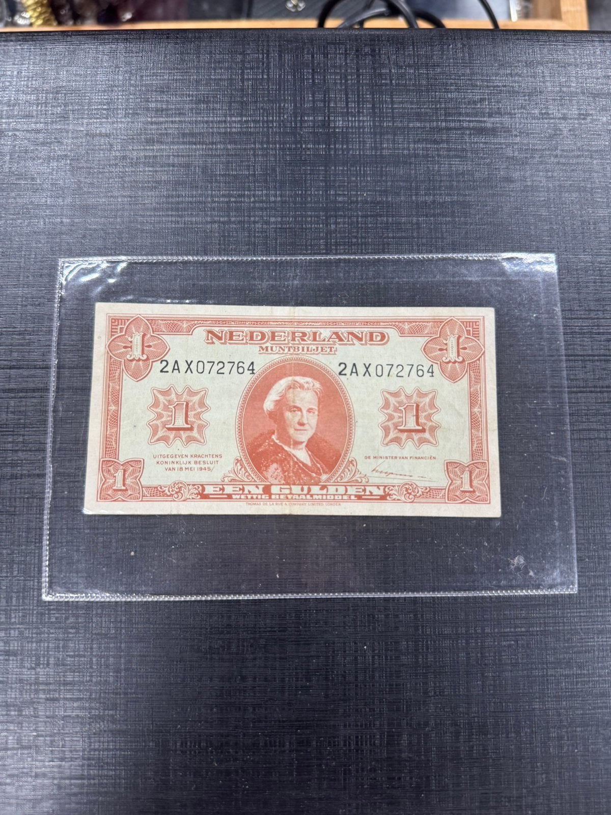 1 gulden muntbiljet 1945, Postzegels en Munten, Ophalen of Verzenden
