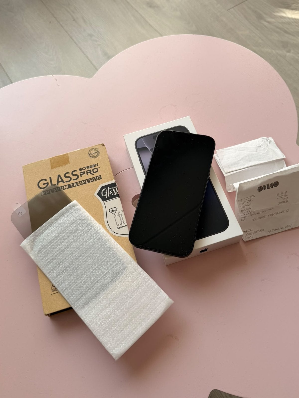 iPhone 16 pro 128  Zwart - Zo goed als nieuw, Telecommunicatie, 128 GB, Zwart, Zo goed als nieuw, Zonder simlock