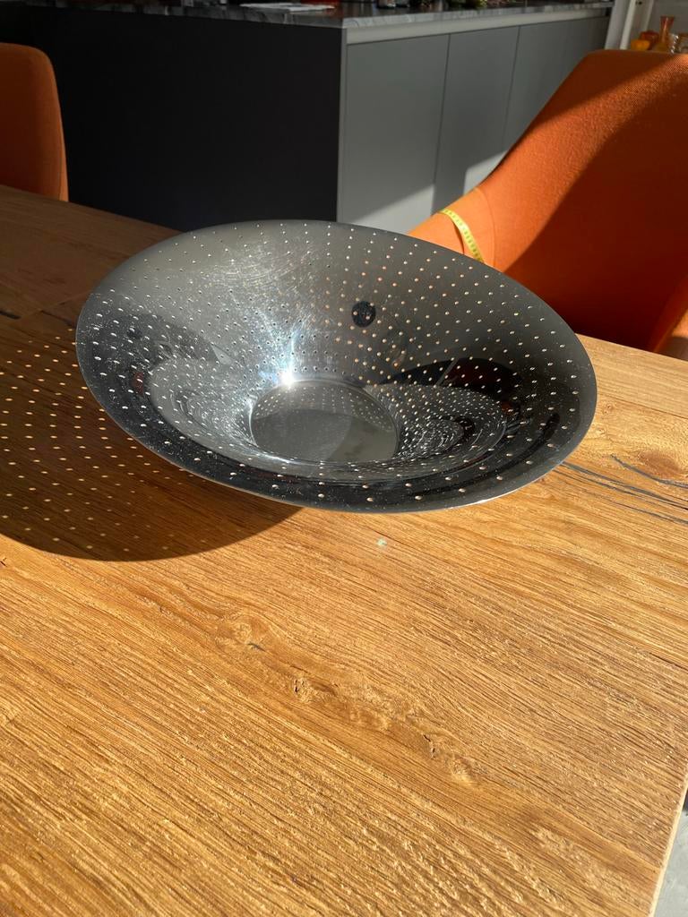 Alessi fruitschaal, Huis en Inrichting, Woonaccessoires | Schalen en Manden, Overige materialen, Gebruikt, Schaal, Rond