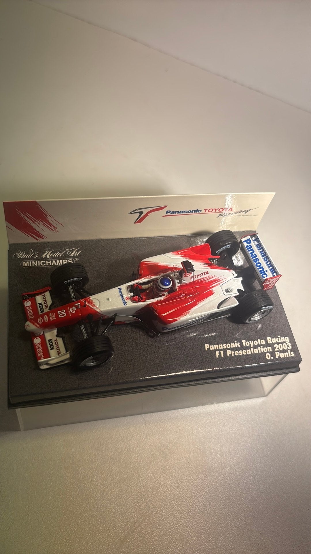 F1 toyota o.panis minichamps 1.43, Hobby en Vrije tijd, Auto, Ophalen of Verzenden, MiniChamps, A
