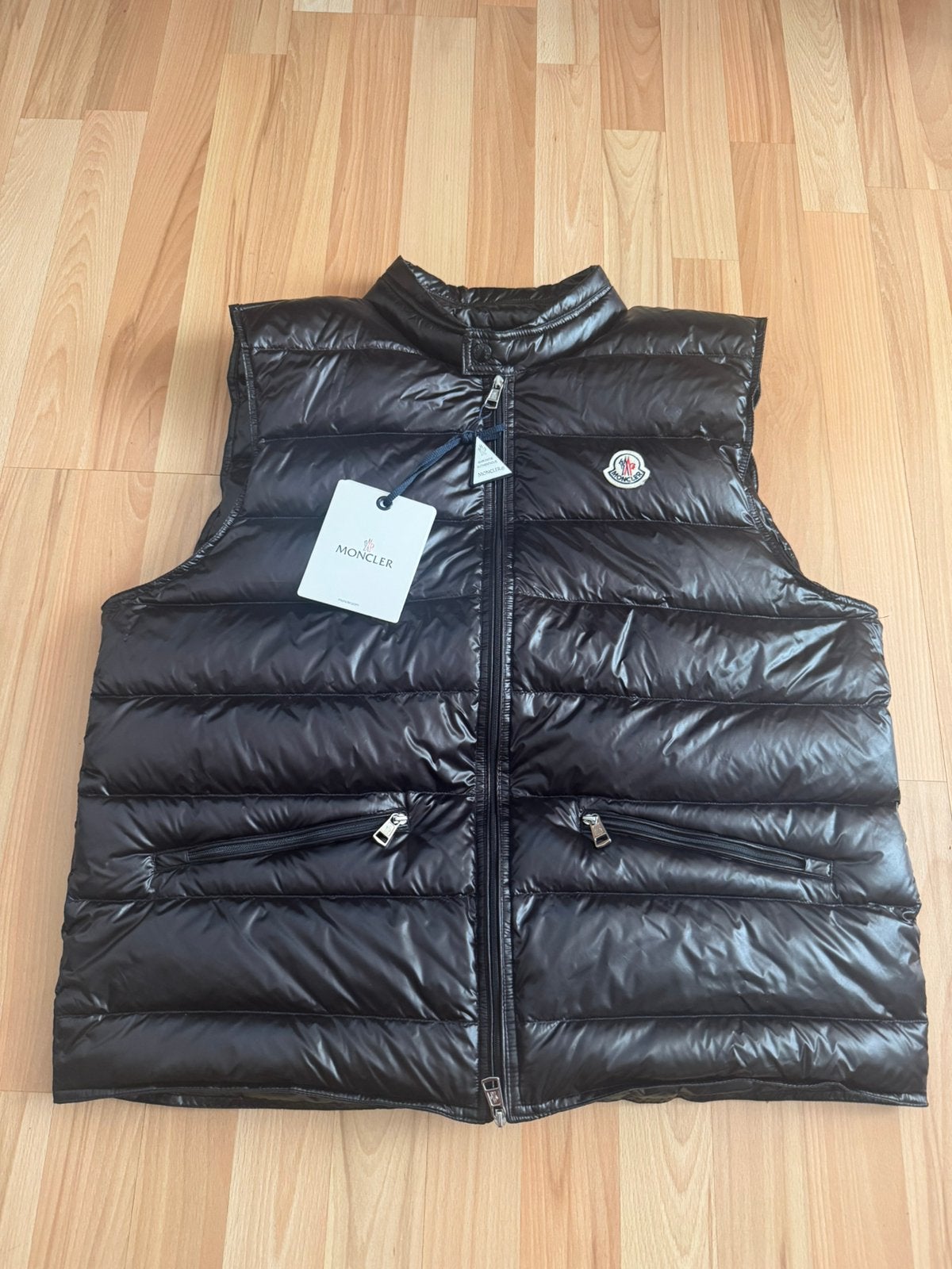 Moncler Bodywarmer maat XL, Kleding | Heren, Ophalen of Verzenden, Zo goed als nieuw, Maat 56/58 (XL), Zwart