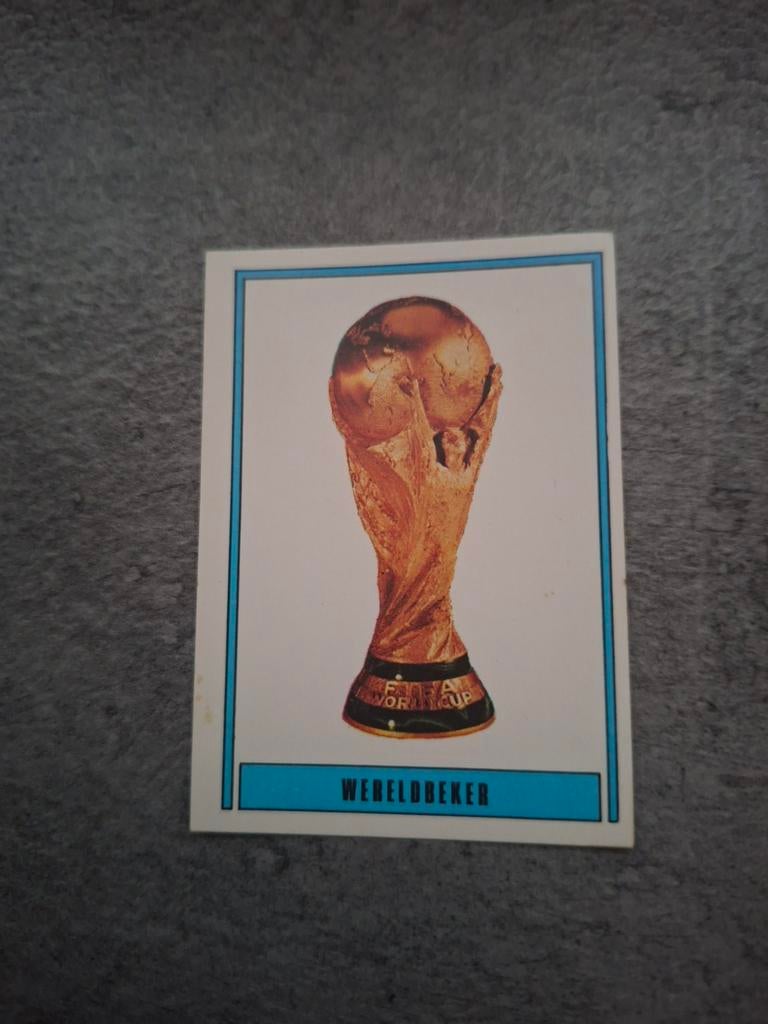 Panini sticker Voetbal 78. Betreft de Wereldbeker., Verzenden, Zo goed als nieuw, Sticker