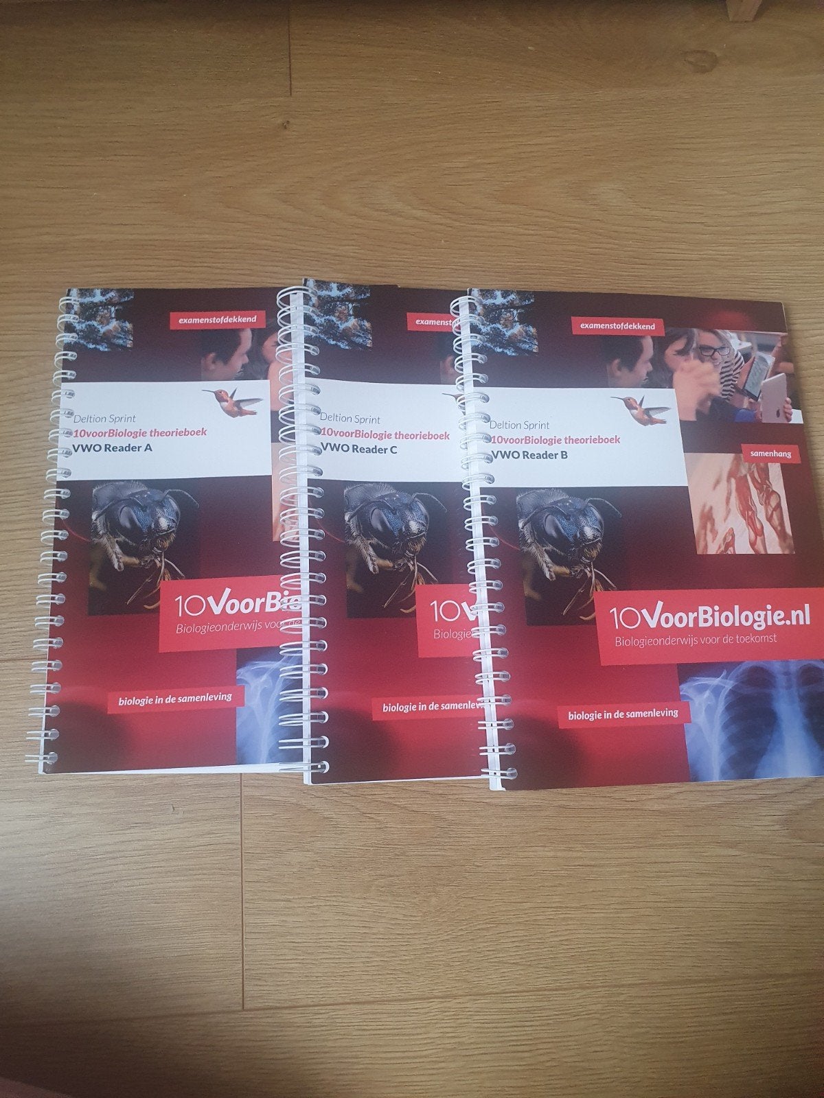 VWO Biologie theorieboeken A, B en C - Deltion Sprint, Ophalen of Verzenden, Zo goed als nieuw, VWO, Biologie