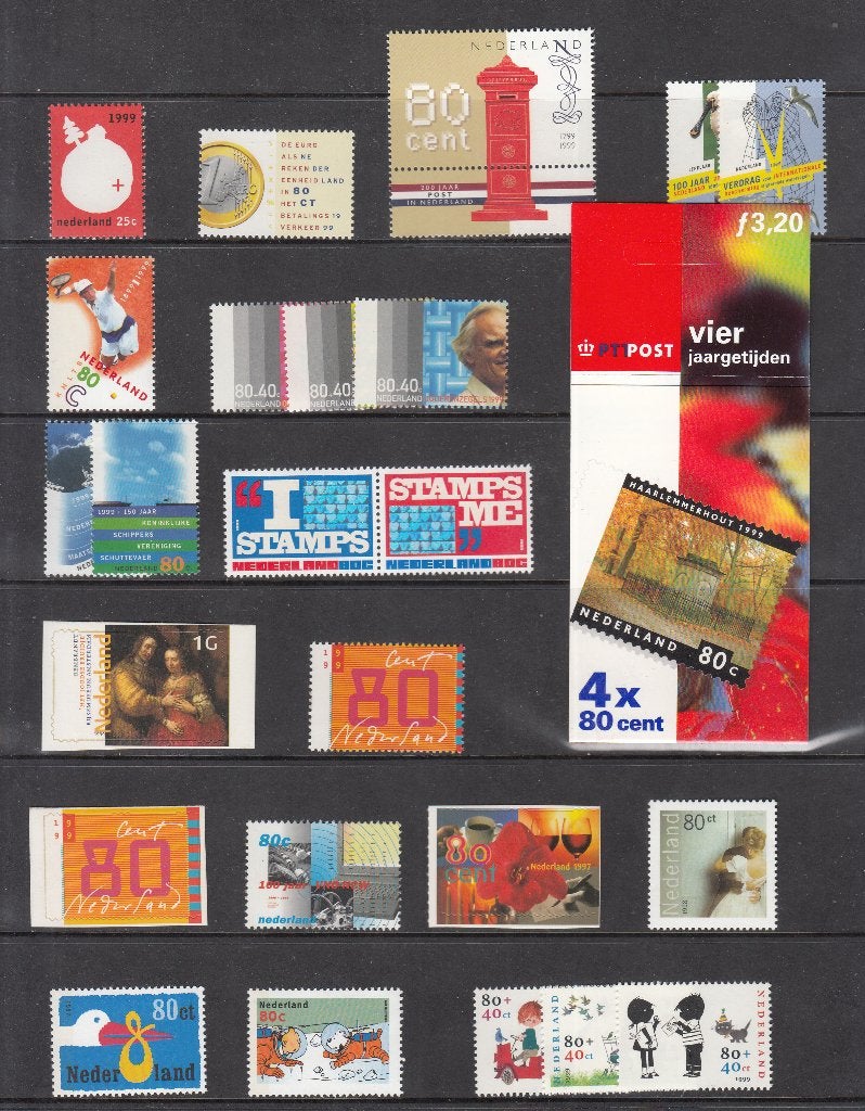 Nederland postfris jaargang 1999, Verzenden, Postfris