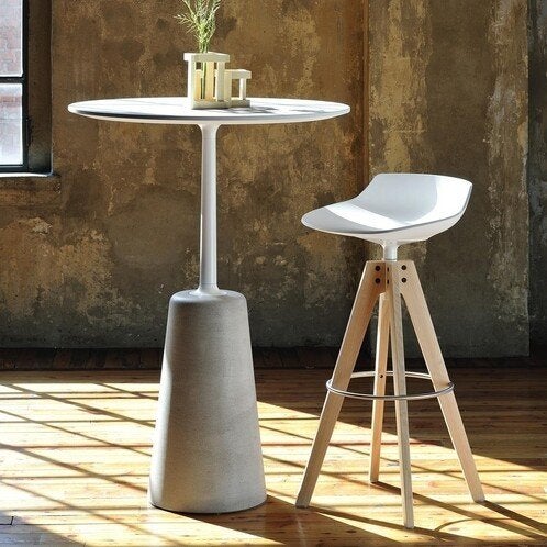 MDF ITALIA Flow barkrukken (3 stuks), Ophalen, 5 krukken of meer, 60 tot 90 cm, Hout