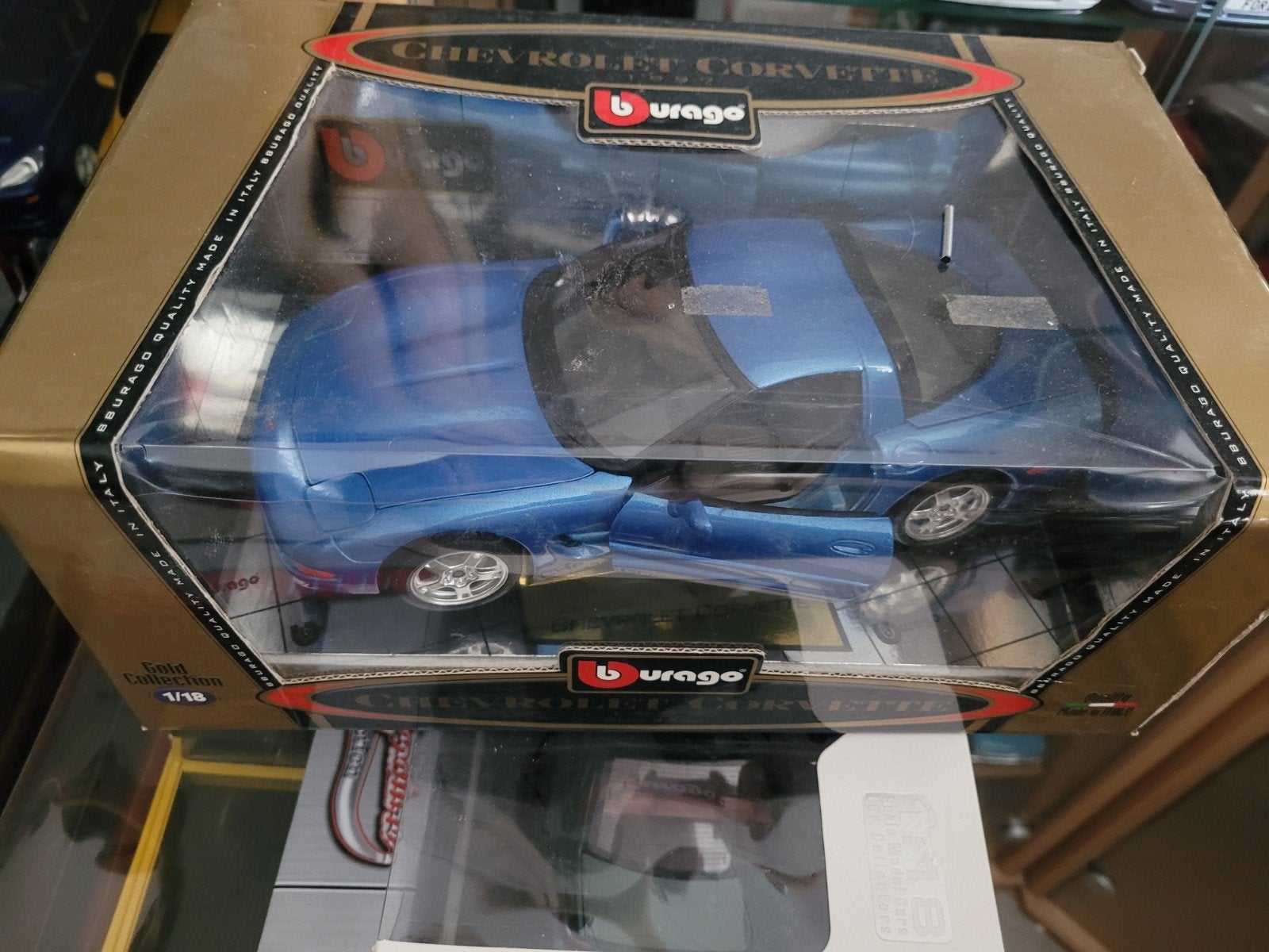 Chevrolet corvette, Hobby en Vrije tijd, Modelauto's | 1:18, Auto, Burago, Burago, Nieuw