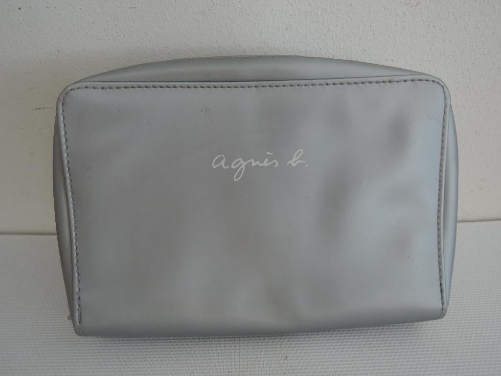 Grote toilettas / make up tas van Agnes b, Sieraden, Tassen en Uiterlijk, Toilettassen, Ophalen of Verzenden, Gebruikt, Grijs
