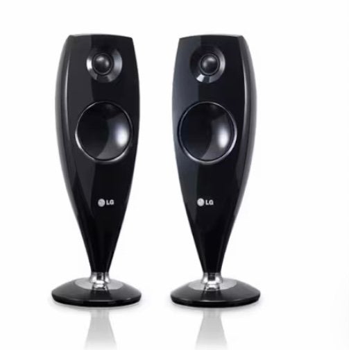 LG Speakers 150W / 2x75W, zwart hoogglans, nieuwstaat, Overige merken, Ophalen of Verzenden, Zo goed als nieuw, 120 watt of meer