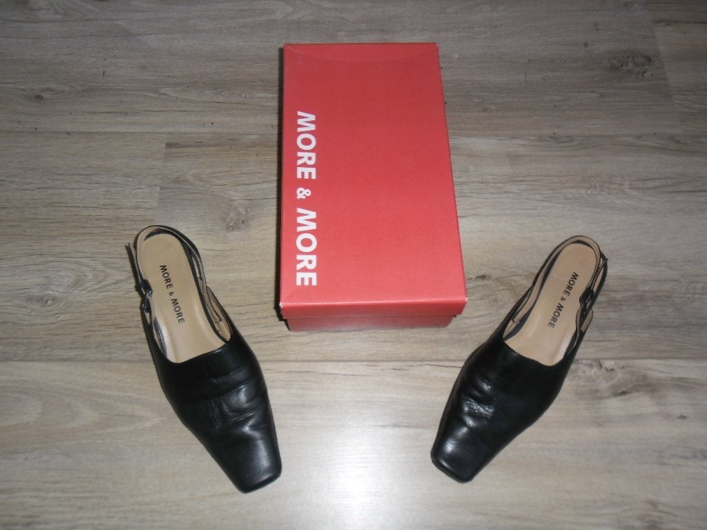 More & More Zwarte Pumps Met Hak Maat 40, Pumps, Zwart, More & More, Ophalen of Verzenden