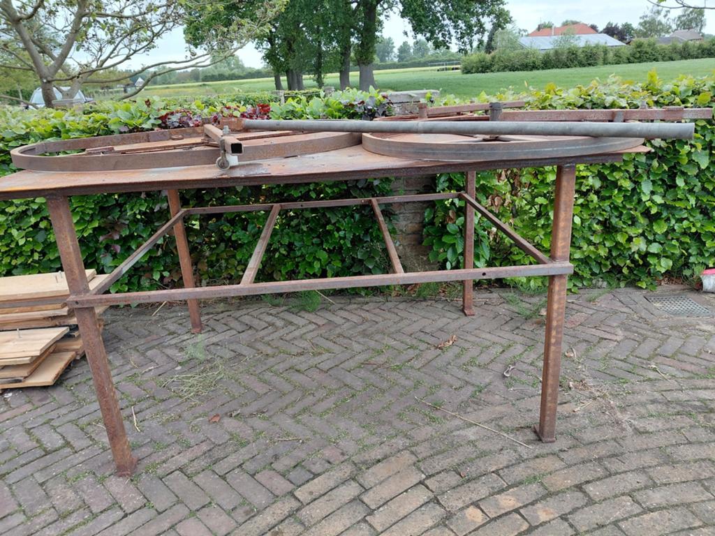 Robuuste lastafel 125x170 cm, 4mm dik, Doe-het-zelf en Verbouw, Werkbanken, Ophalen, Gebruikt, 120 tot 170 cm