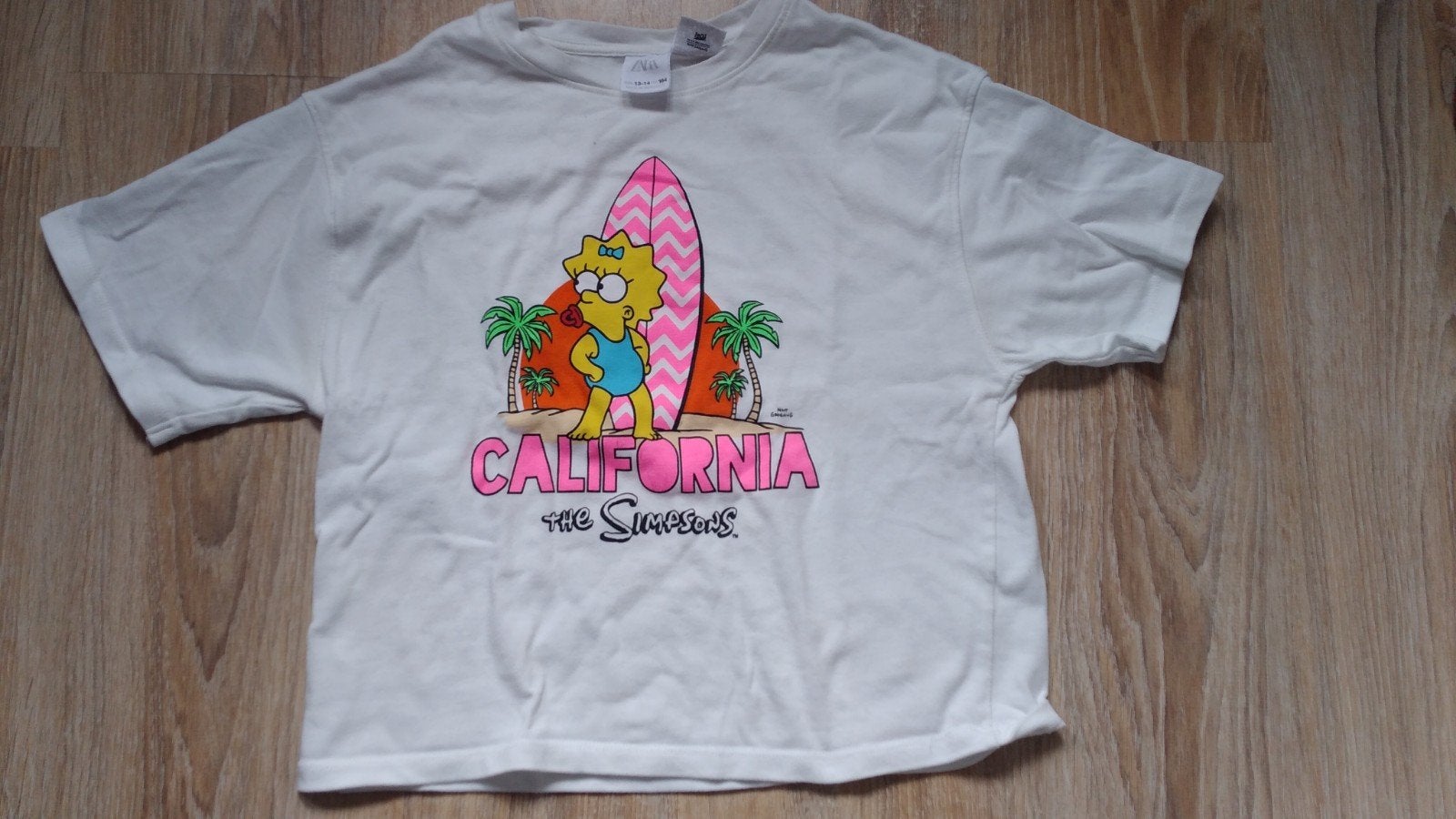 zgan Simpson T shirt van Zara maat 164, Kinderen en Baby's, Kinderkleding | Maat 164, Meisje, Ophalen of Verzenden, Zo goed als nieuw