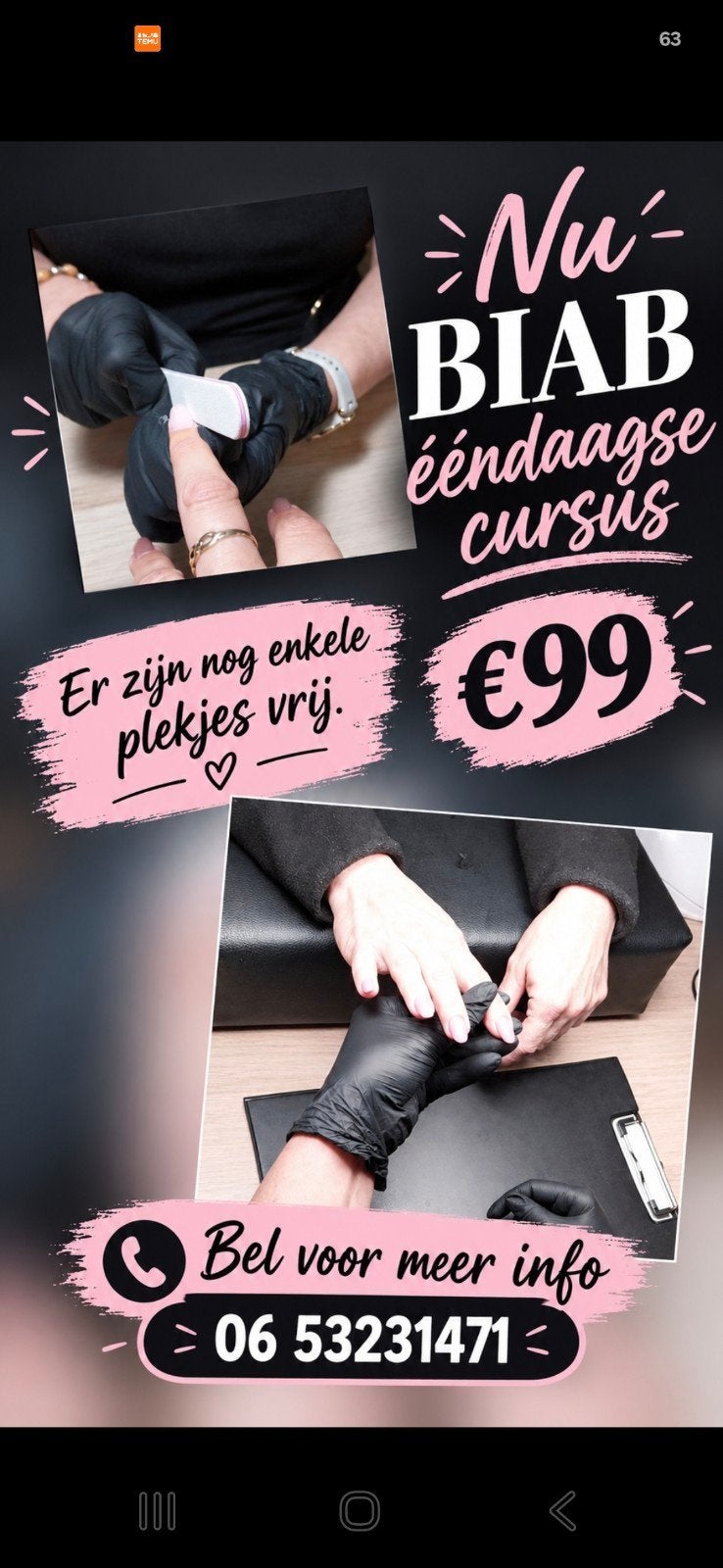 Biab cursus, Ophalen of Verzenden, Overige typen