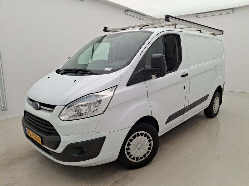 Ford Transit Custom 270 2.2 TDCI L1H1 Tr 2013 Airco/PDC, Auto's, Bestelauto's, 101 pk, Gebruikt, 4 cilinders, Wit