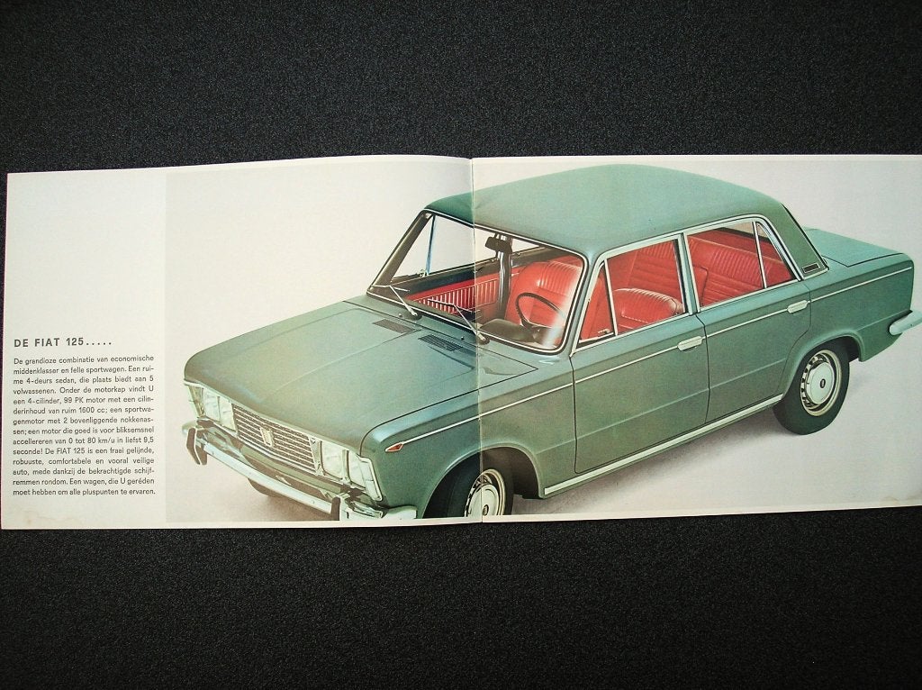 Fiat 125, januari 1971, Boeken, Ophalen of Verzenden, Gelezen, Overige merken