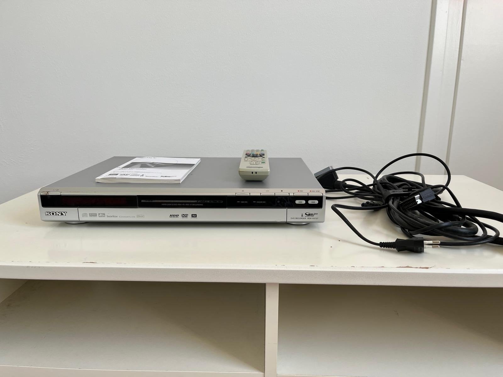 Sony DVD Recorder met afstandsbediening en kabels, Ophalen of Verzenden, Gebruikt, Dvd-recorder, Sony
