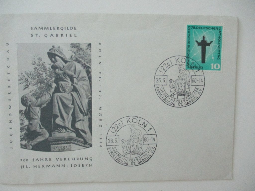 Duitse (FDC)  1980 -Sammlergilde St. Gabriel Keulen, Postzegels en Munten, Verzenden, Onbeschreven, Europa