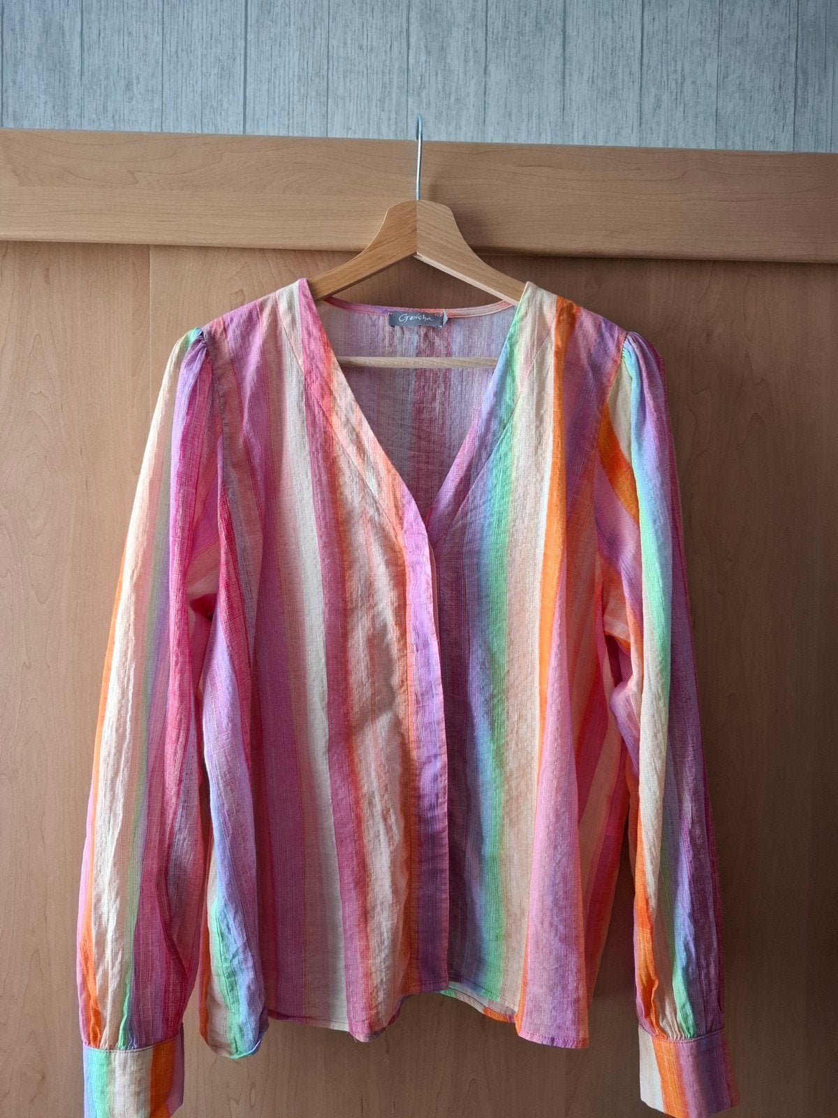 Geisha multi color blouse maat L/40, Kleding | Dames, Geisha, Meerkleurig, Maat 42/44 (L), Ophalen of Verzenden
