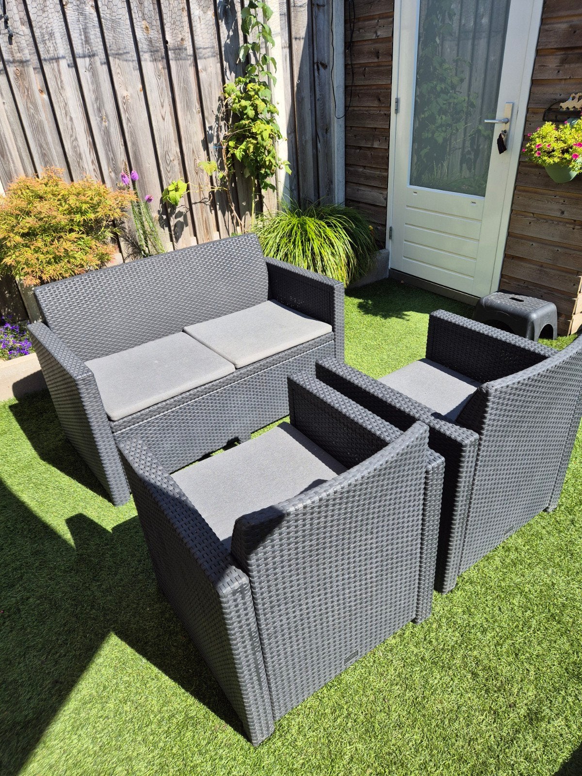 compleet tuinset. prima staat!, Ophalen, Zo goed als nieuw, Bank
